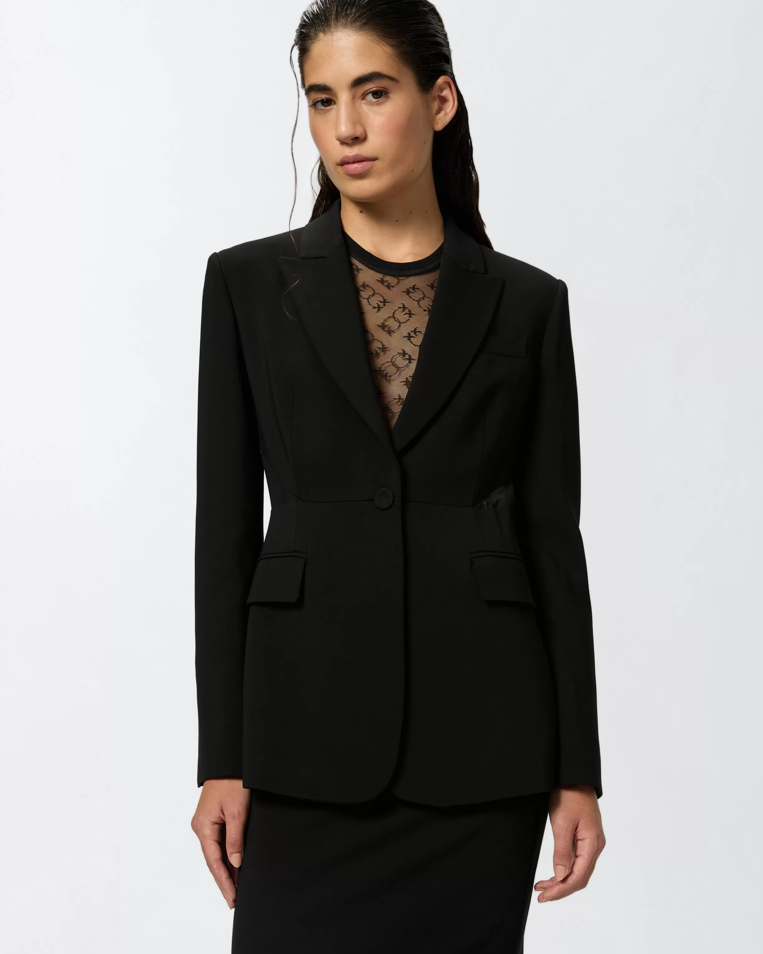 Clearance Blazer con inserto trasparente sulla schiena Blazer | Tailleur E Completi