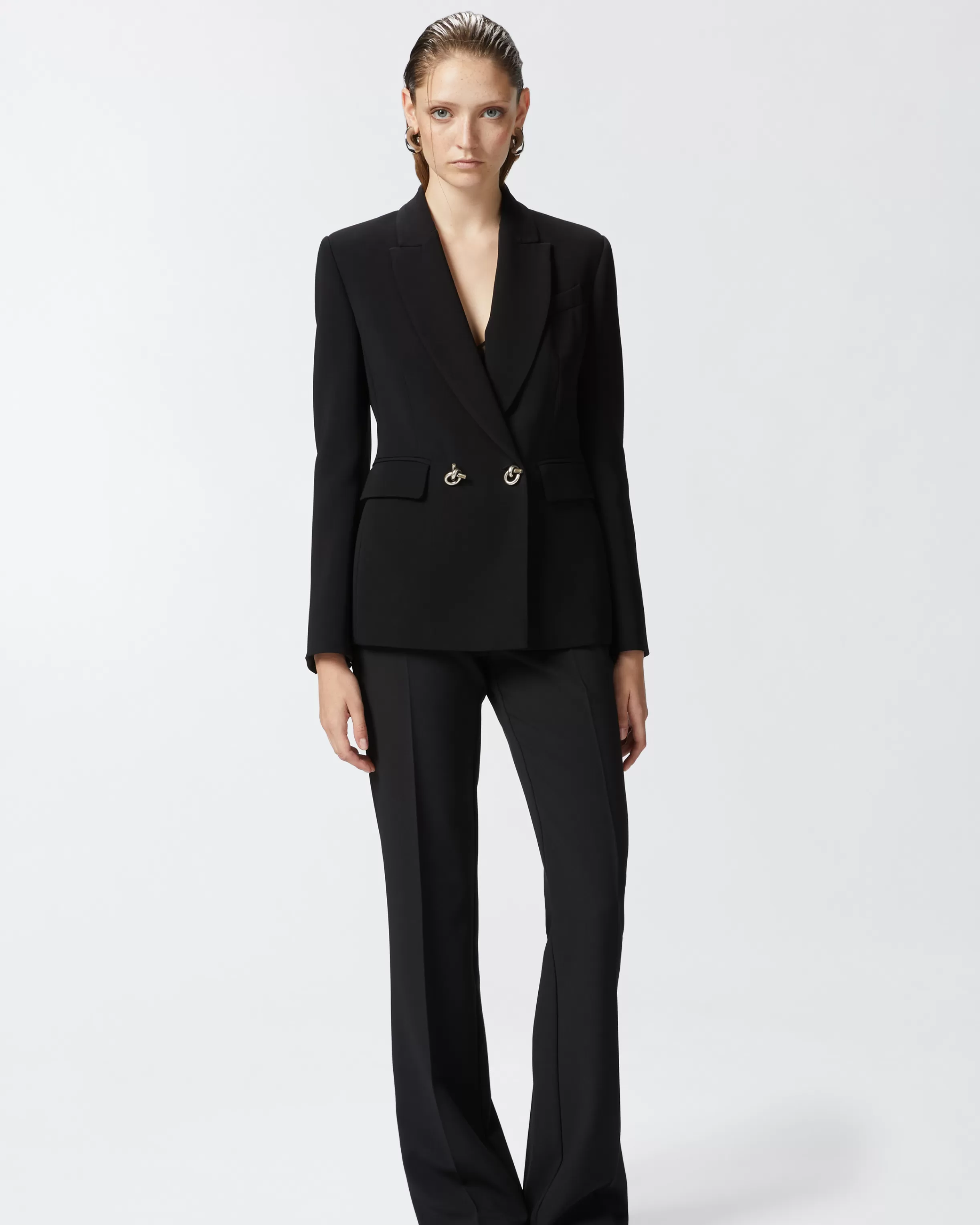 Best Blazer in cady tecnico con bottoni in metallo Blazer | Tailleur E Completi