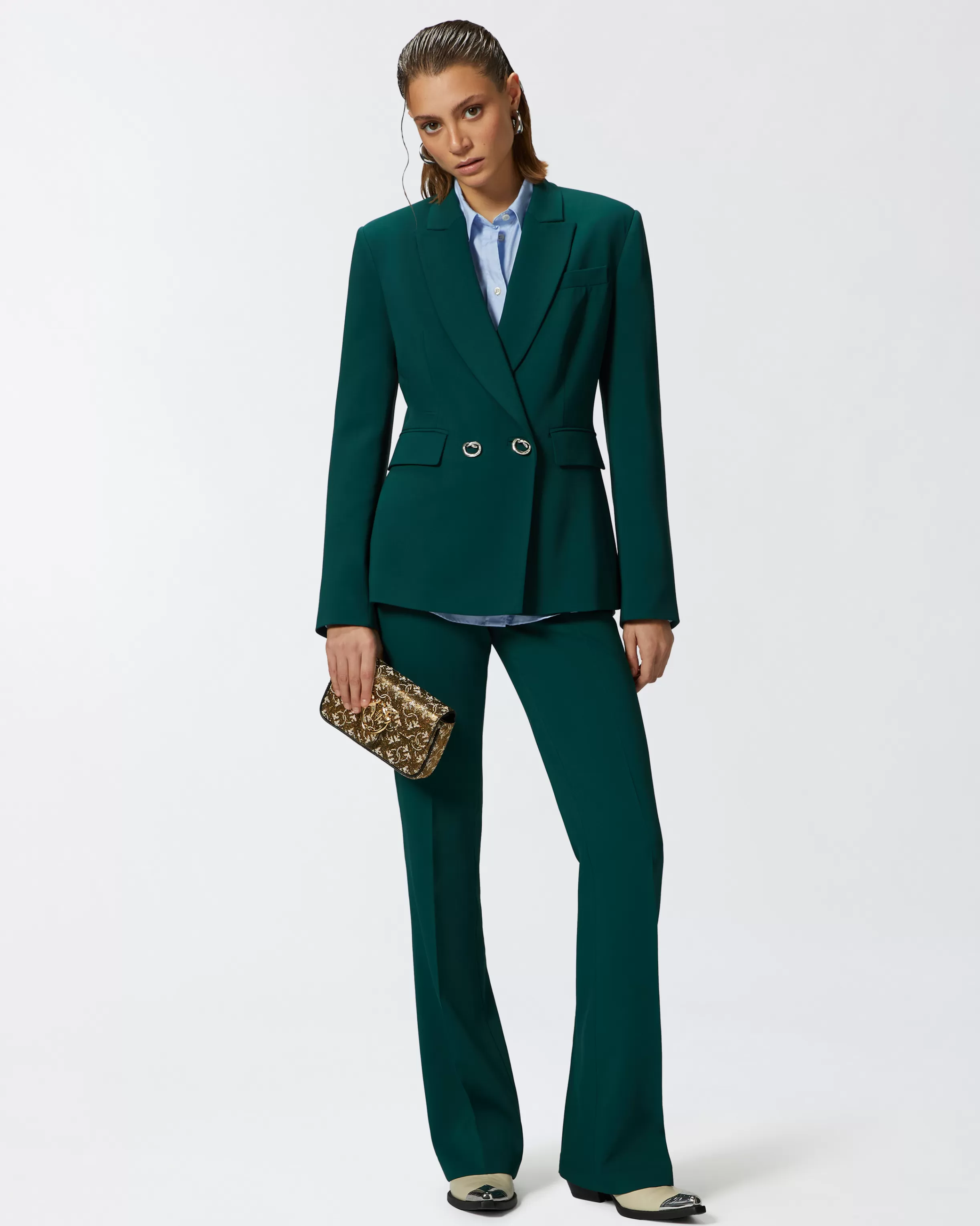 Sale Blazer in cady tecnico con bottoni in metallo Blazer | Tailleur E Completi