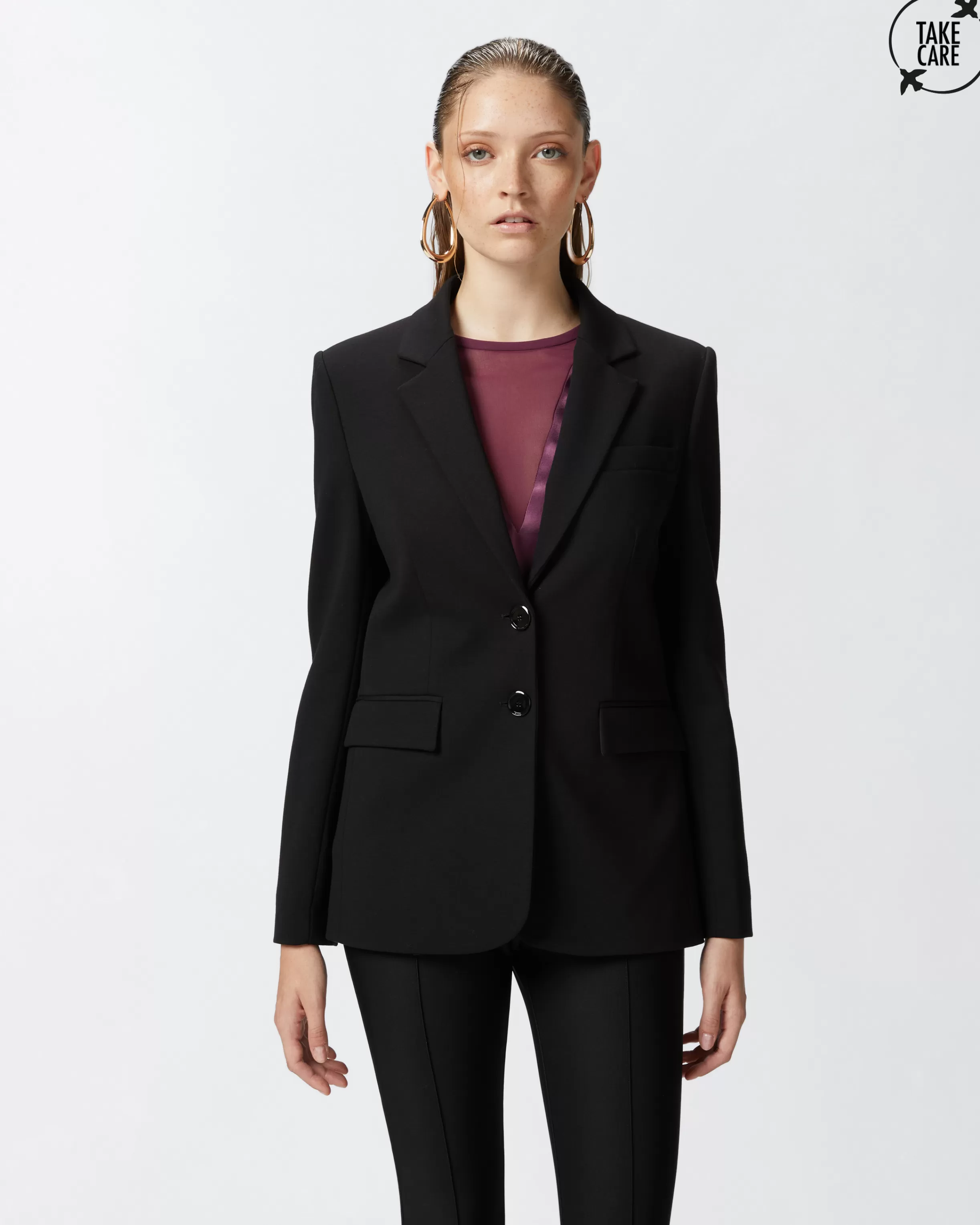 Shop Blazer monopetto con spalle costruite Blazer | Tailleur E Completi