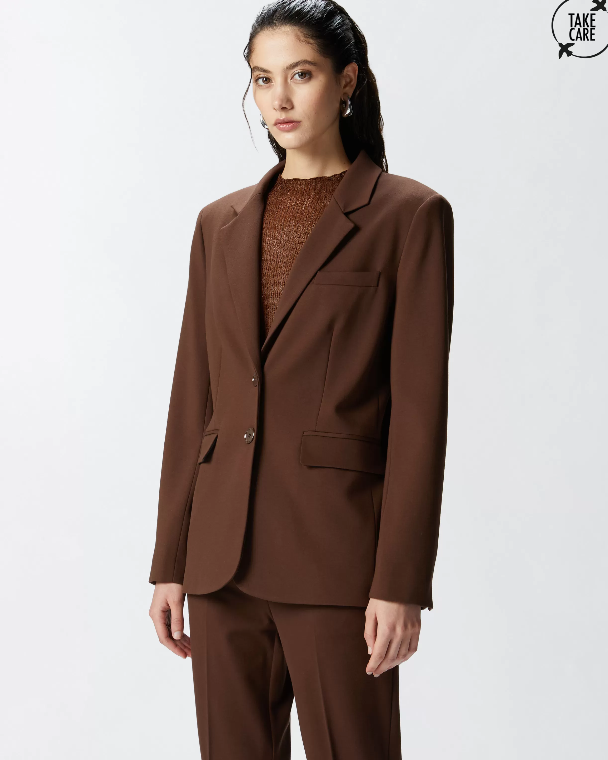 Cheap Blazer monopetto con spalle costruite Blazer | Tailleur E Completi