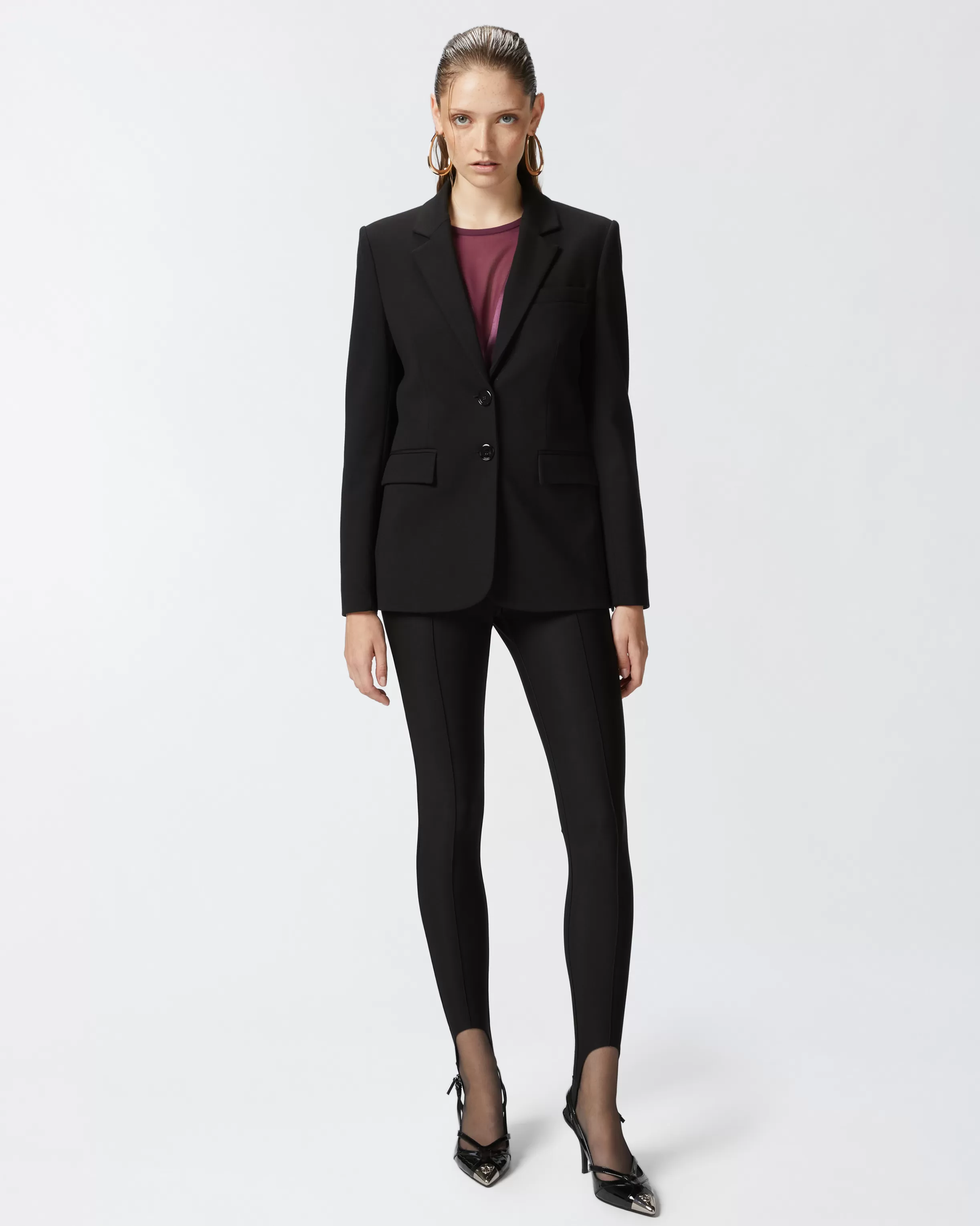 Shop Blazer monopetto con spalle costruite Blazer | Tailleur E Completi