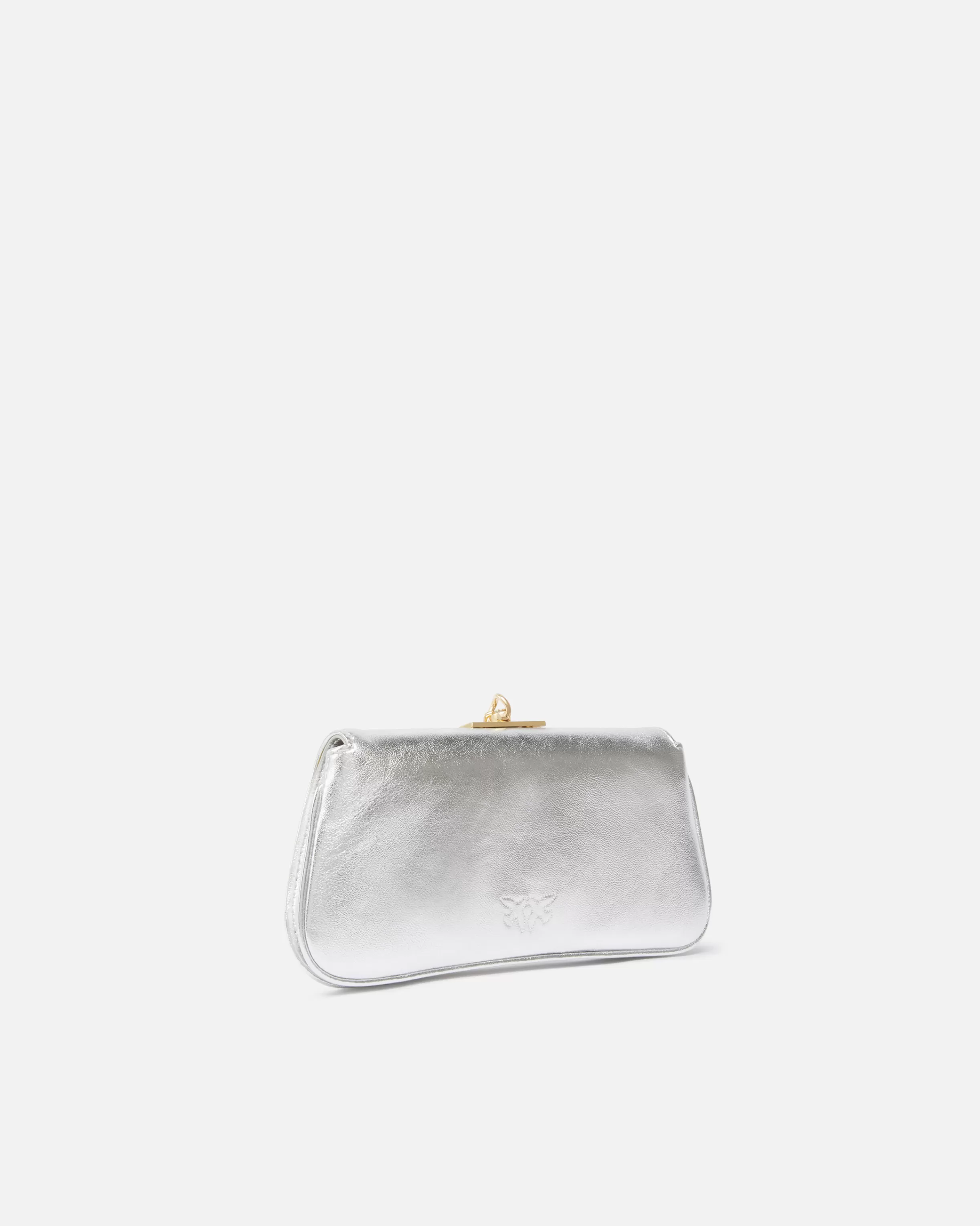 Sale Borsetta clutch laminata con bracciale dorato Borse Da Sera | Borse A Mano