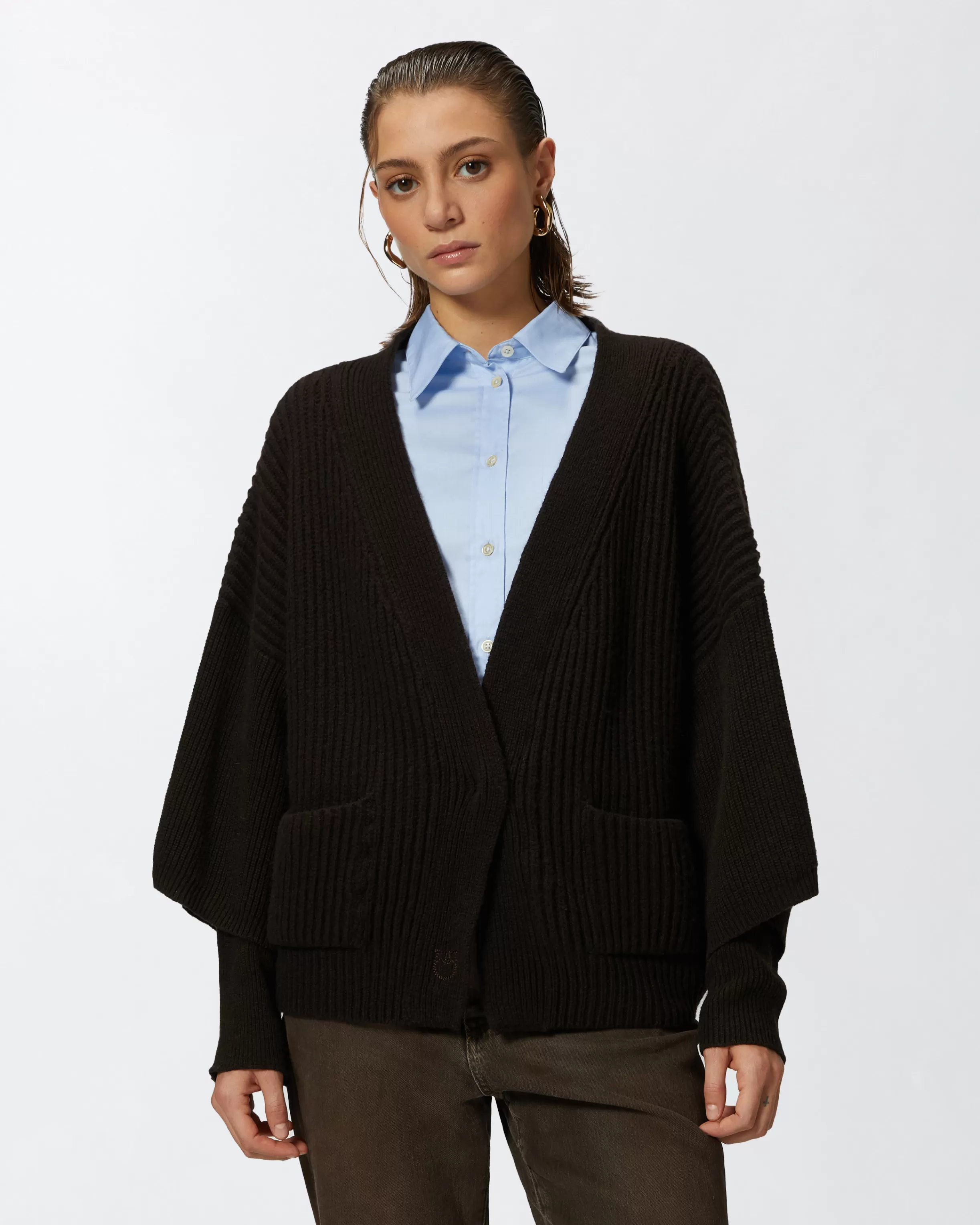 Flash Sale Cardigan a coste in lana e cachemire Maglioni | Cardigan