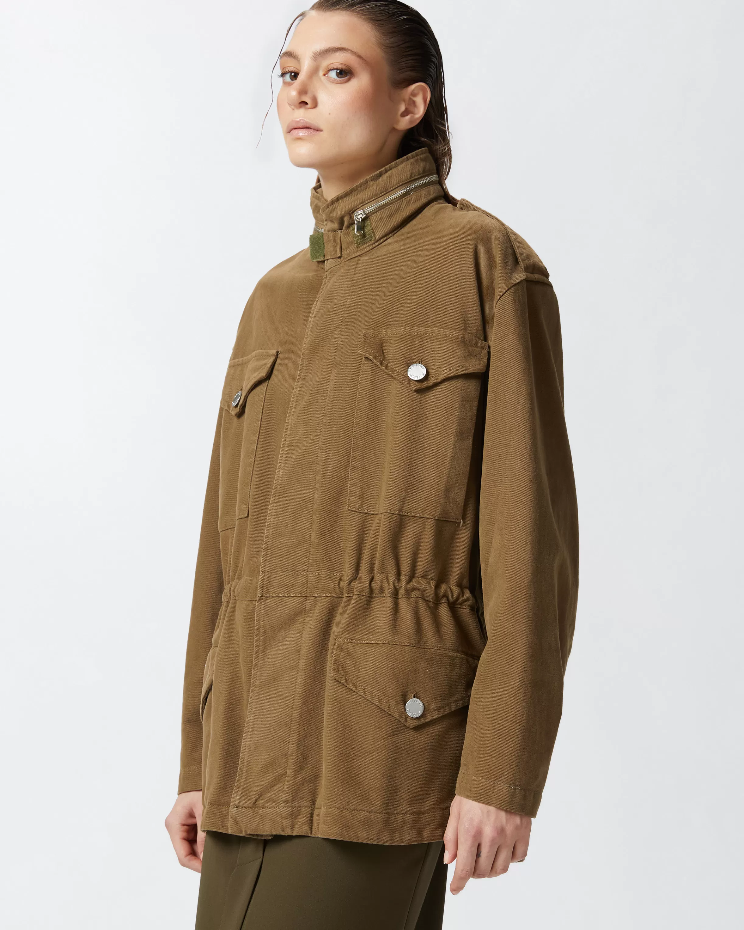 Store Giacca overshirt utility in cotone Gilet, Kaban, Trench | Tailleur E Completi