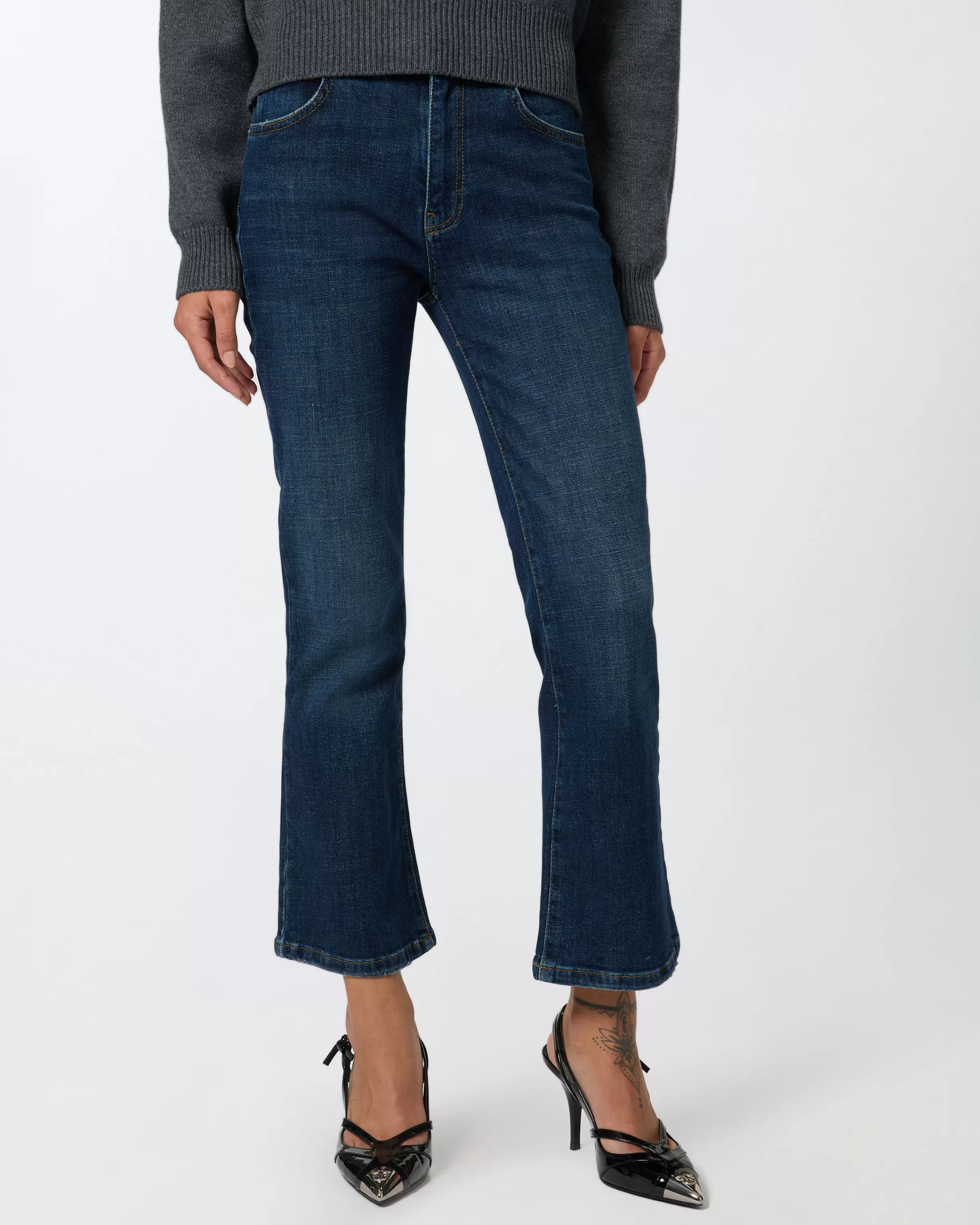 Best Sale Jeans bootcut in denim scuro Jeans | Flared