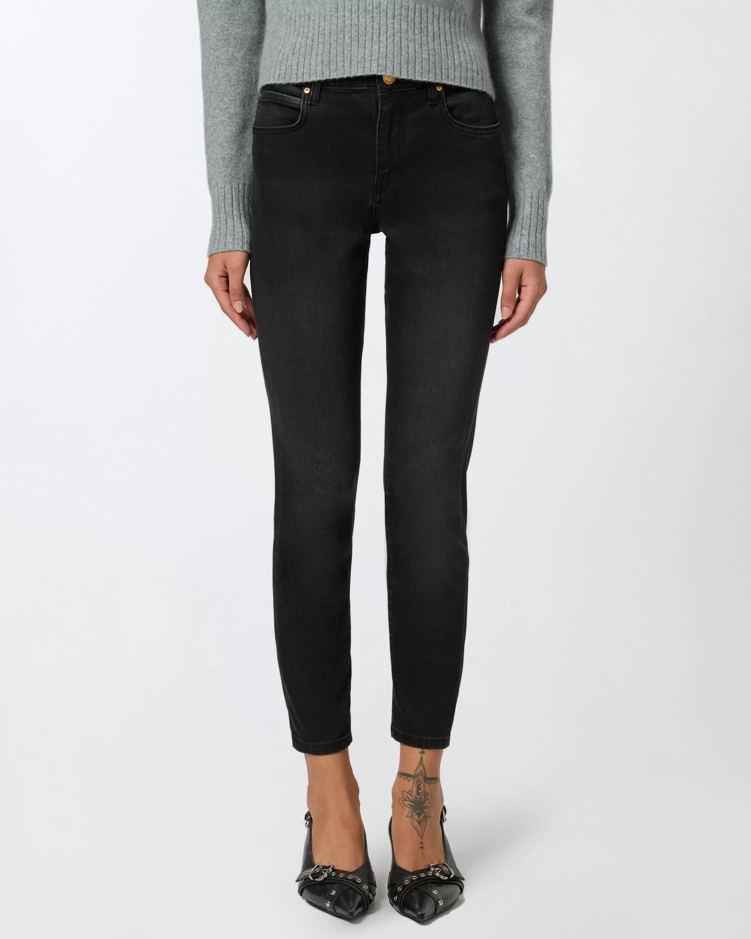 Cheap Jeans skinny denim black stretch Jeans | Skinny