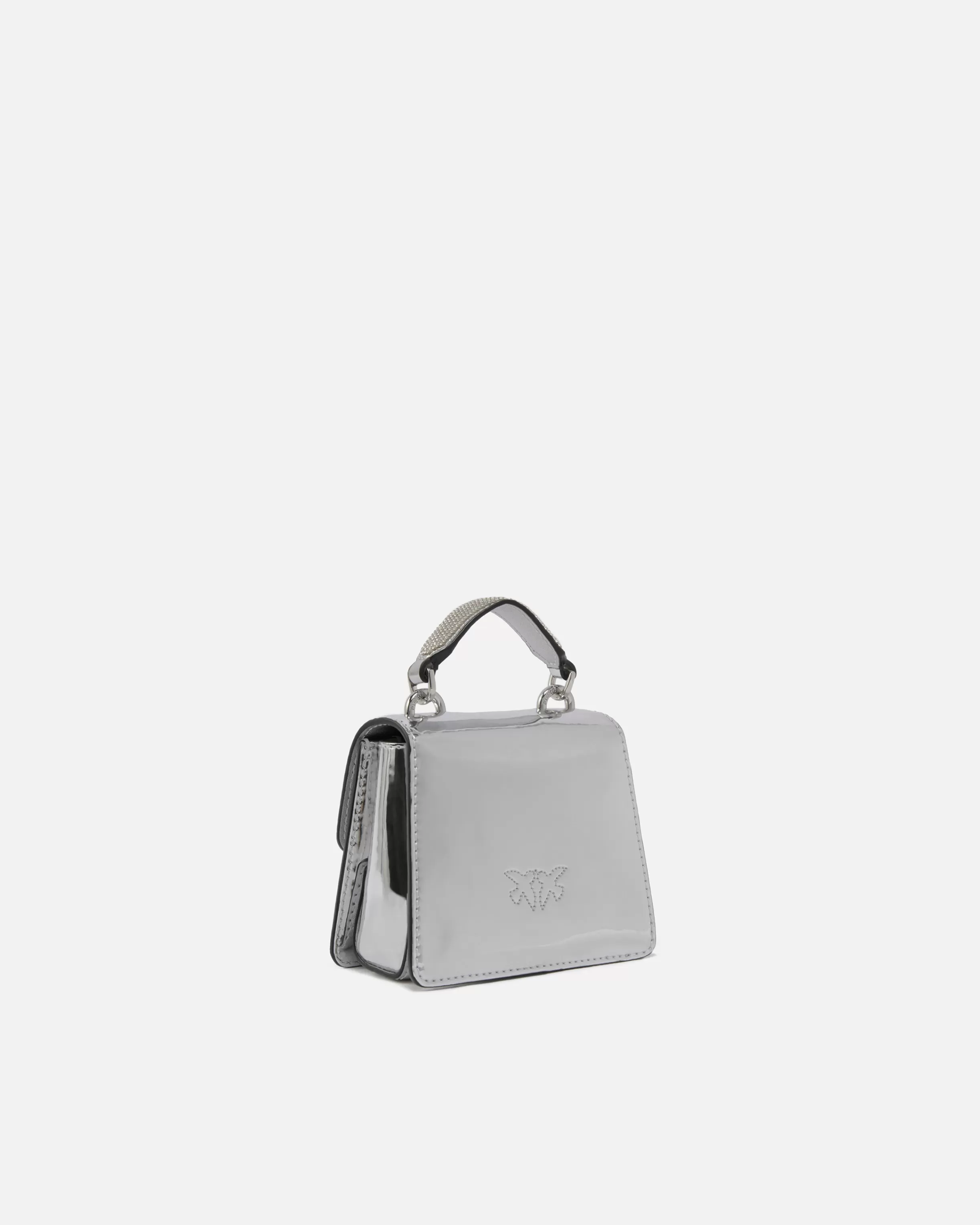 Clearance Micro borsa Love Bag metallizzata con tracollina sottile Borse A Mano | Love Bag Icons