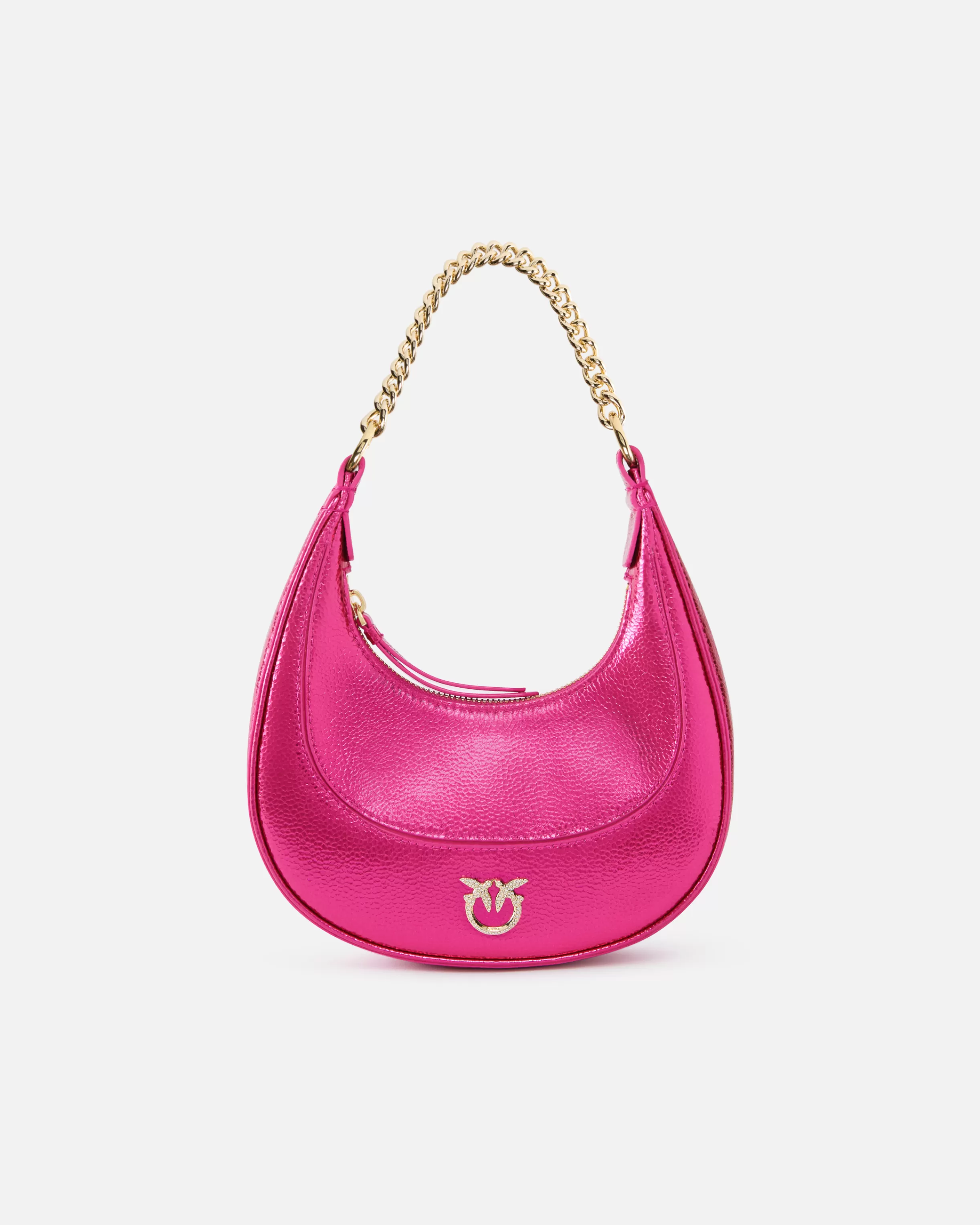 Outlet Mini borsa Brioche Bag a mano pelle metallizzata Borse A Tracolla | Borse A Spalla