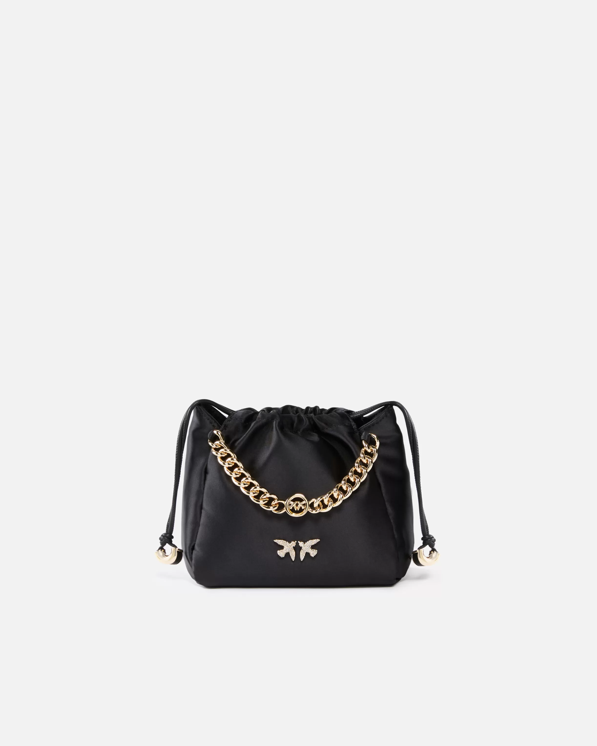 Cheap Mini borsa pochette in satin con catena Mini Bags | Borse Da Sera