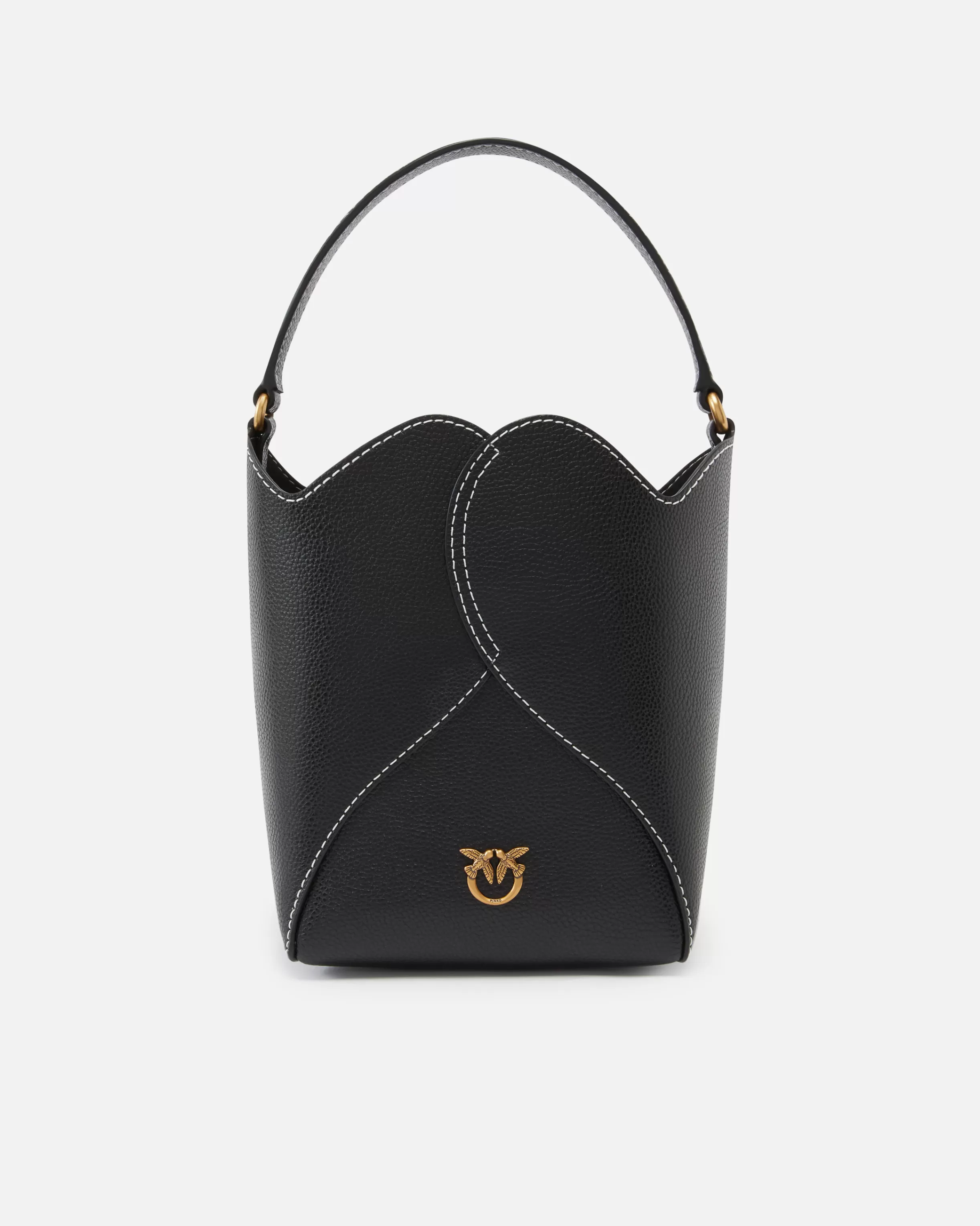 Sale Mini borsa secchiello Heart in pelle con tracolla Borse A Tracolla | Mini Bags