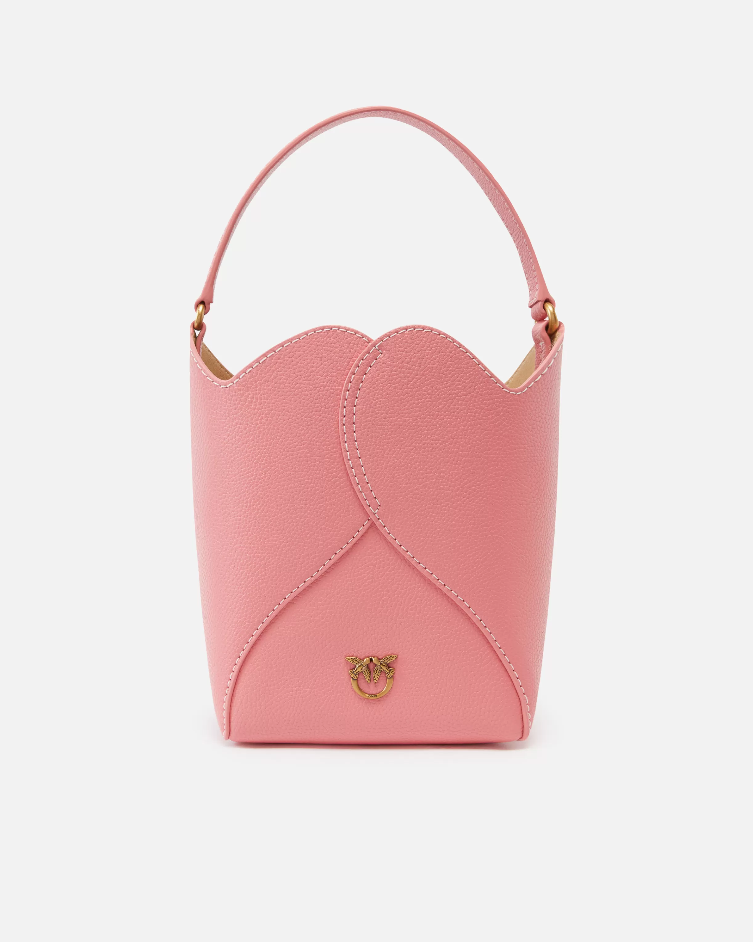 Sale Mini borsa secchiello Heart in pelle con tracolla Borse A Tracolla | Mini Bags