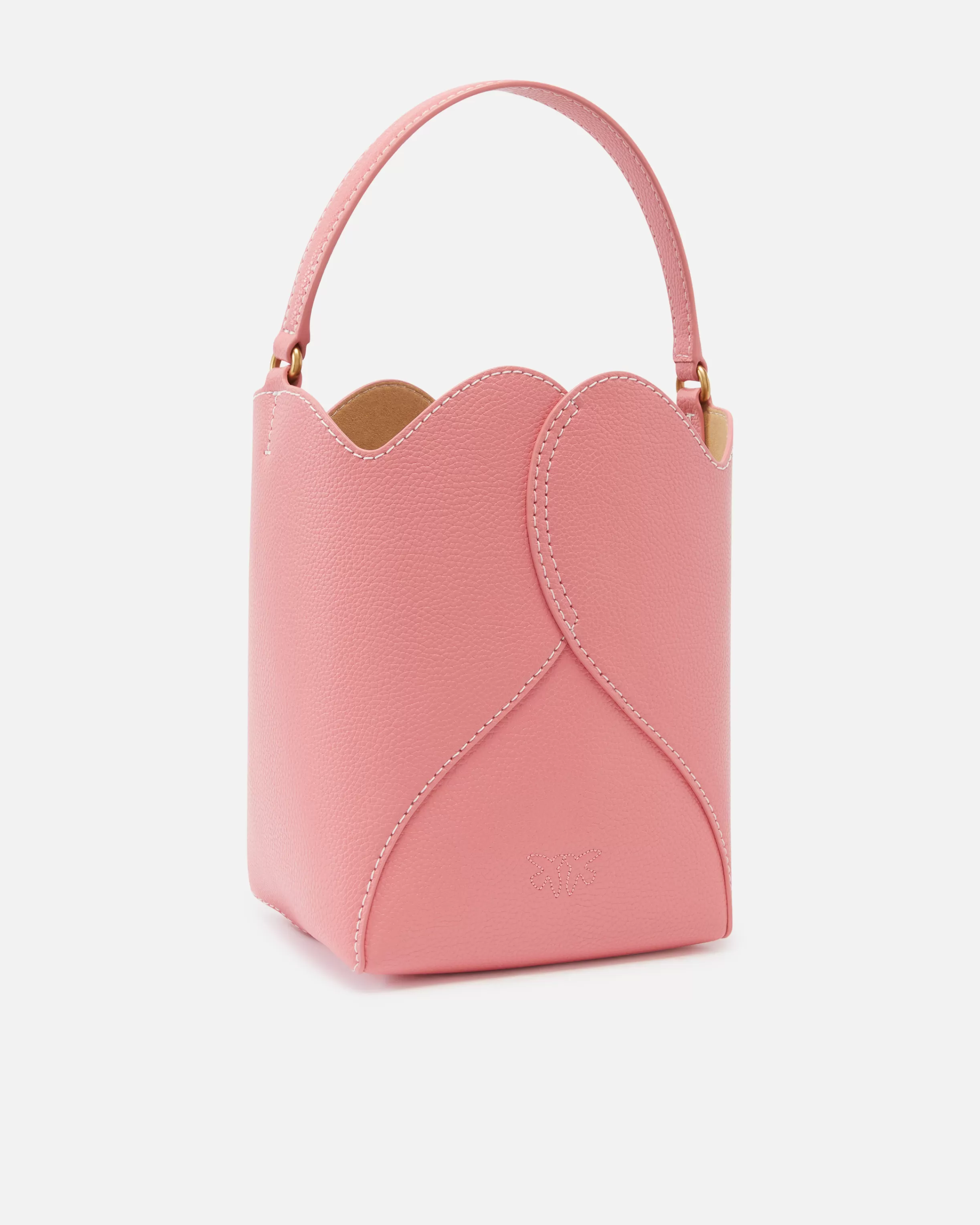 Sale Mini borsa secchiello Heart in pelle con tracolla Borse A Tracolla | Mini Bags