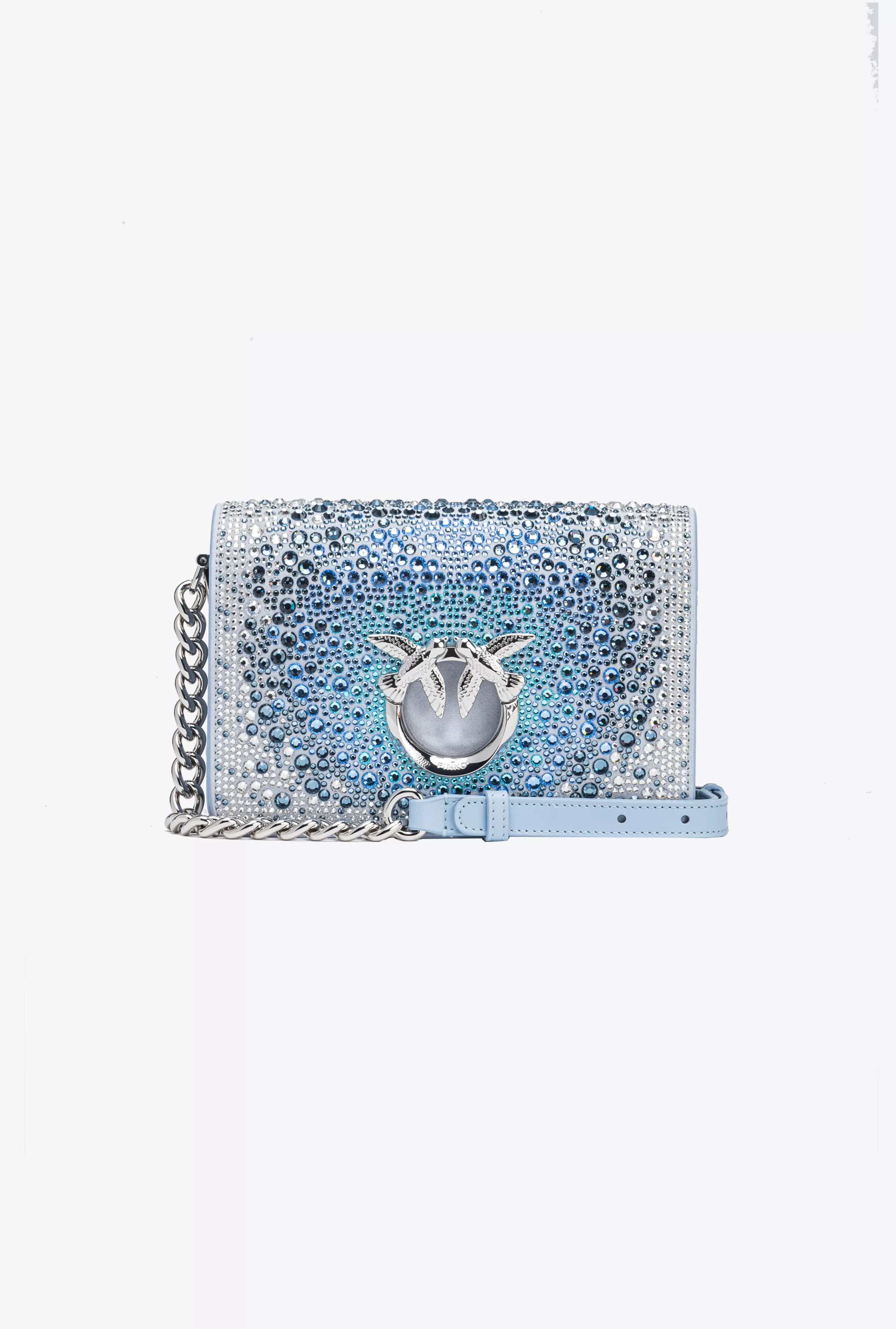 Flash Sale Mini Love Bag Click full strass Galleria Borse A Tracolla | Mini Bags