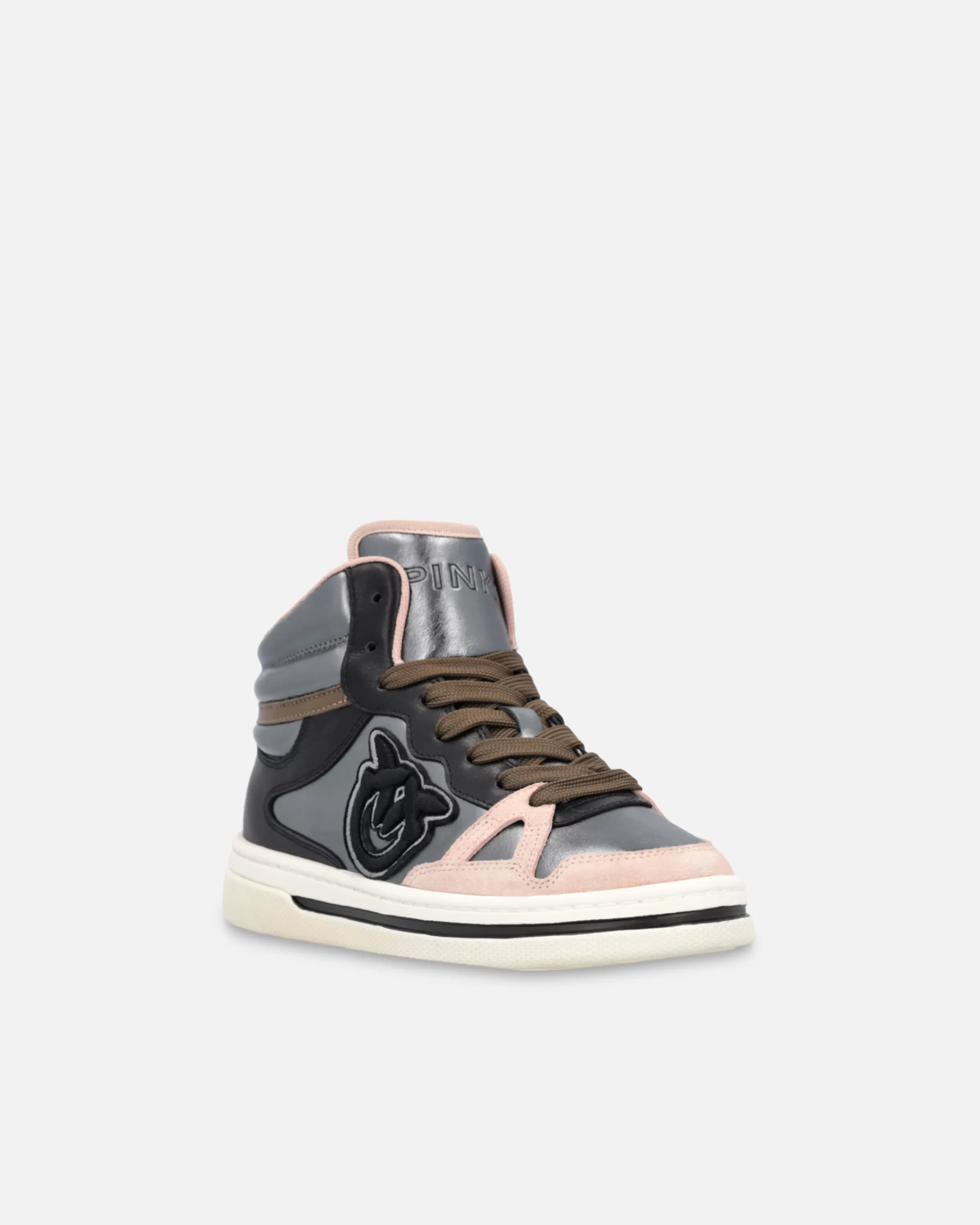 Shop Scarpe sneakers laminate alte alla caviglia Sneakers