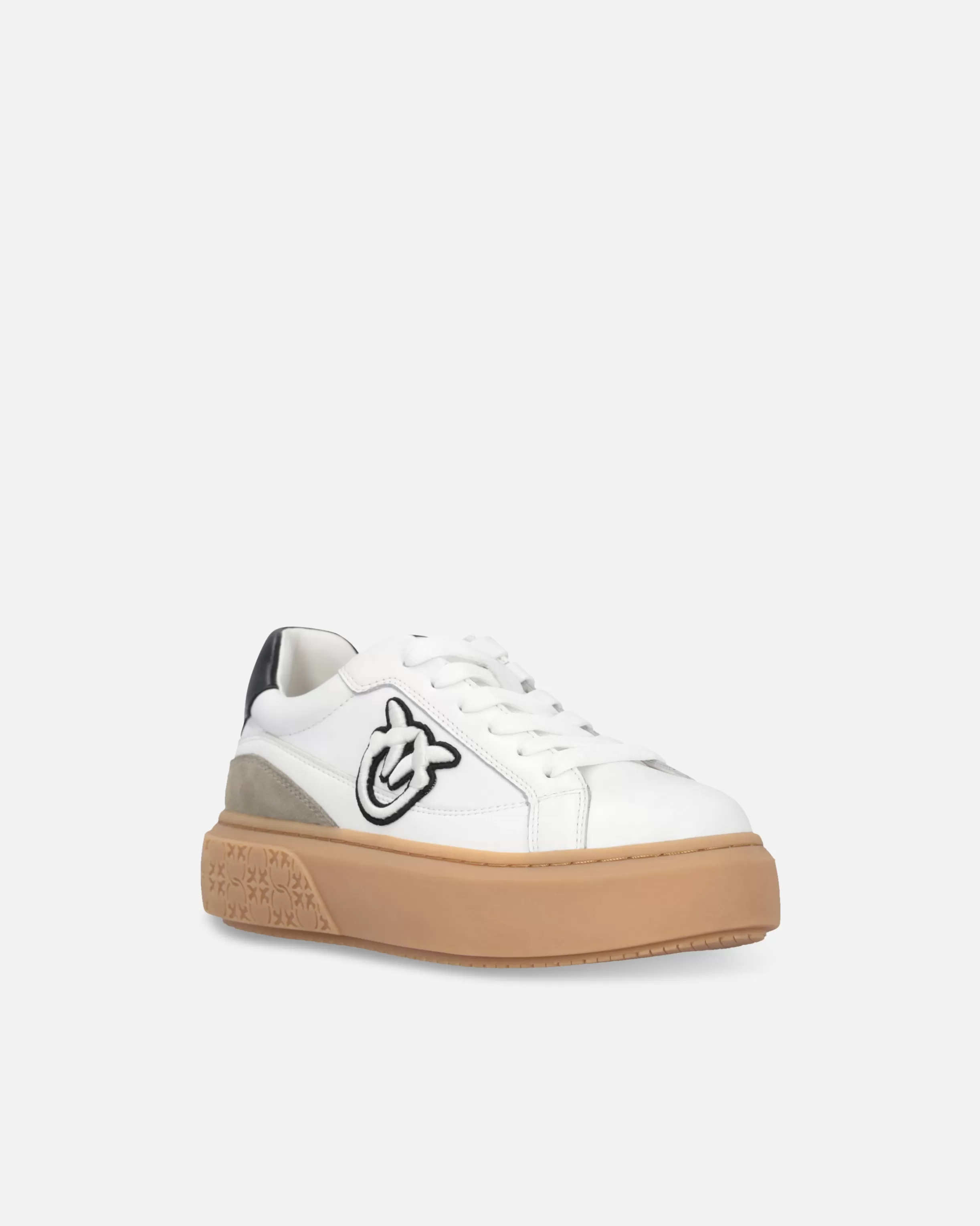 Shop Scarpe sneakers platform in pelle Sneakers